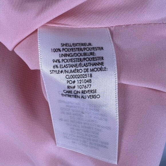 NWT alice + olivia Classics Harmony Racerback Cowl Neck ALine Blush Mini Dress 6 - Picture 15 of 16